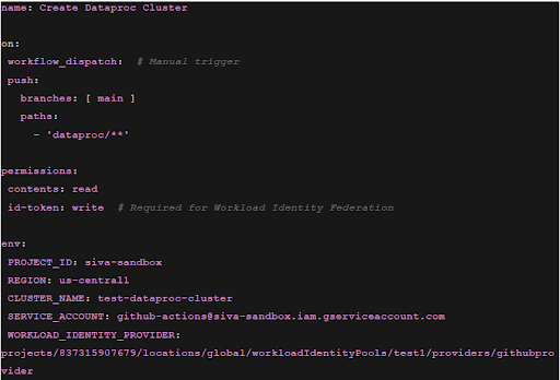GitHub Workflow File Image