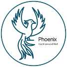 Phoenix Logo with Tagline in Circle 1