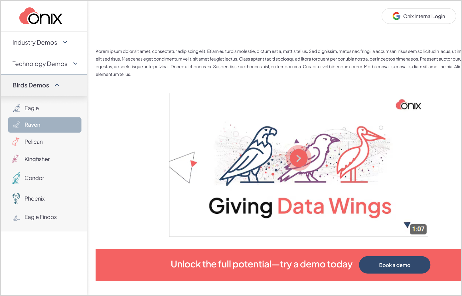 Onix Canopy - Giving Data Wings Video